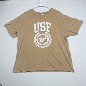 USF Tan Short Sleeve Men's Tee